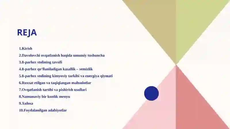8-parhez stoli va uning tibbiyotdagi oʻrni 2