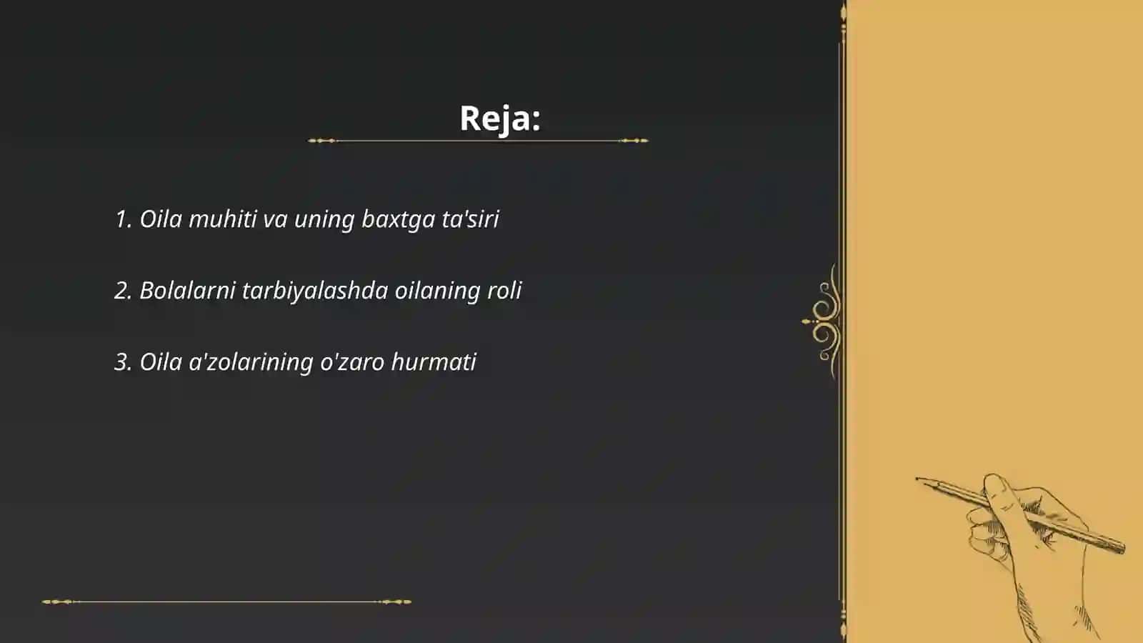 Oila baxt qo‘rg‘oni 2