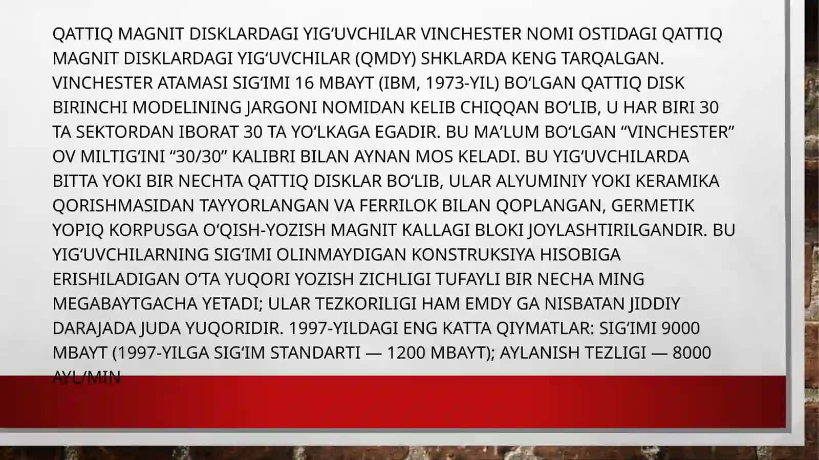 Qattiq disk nima?Tezkor Xotira nima? 2