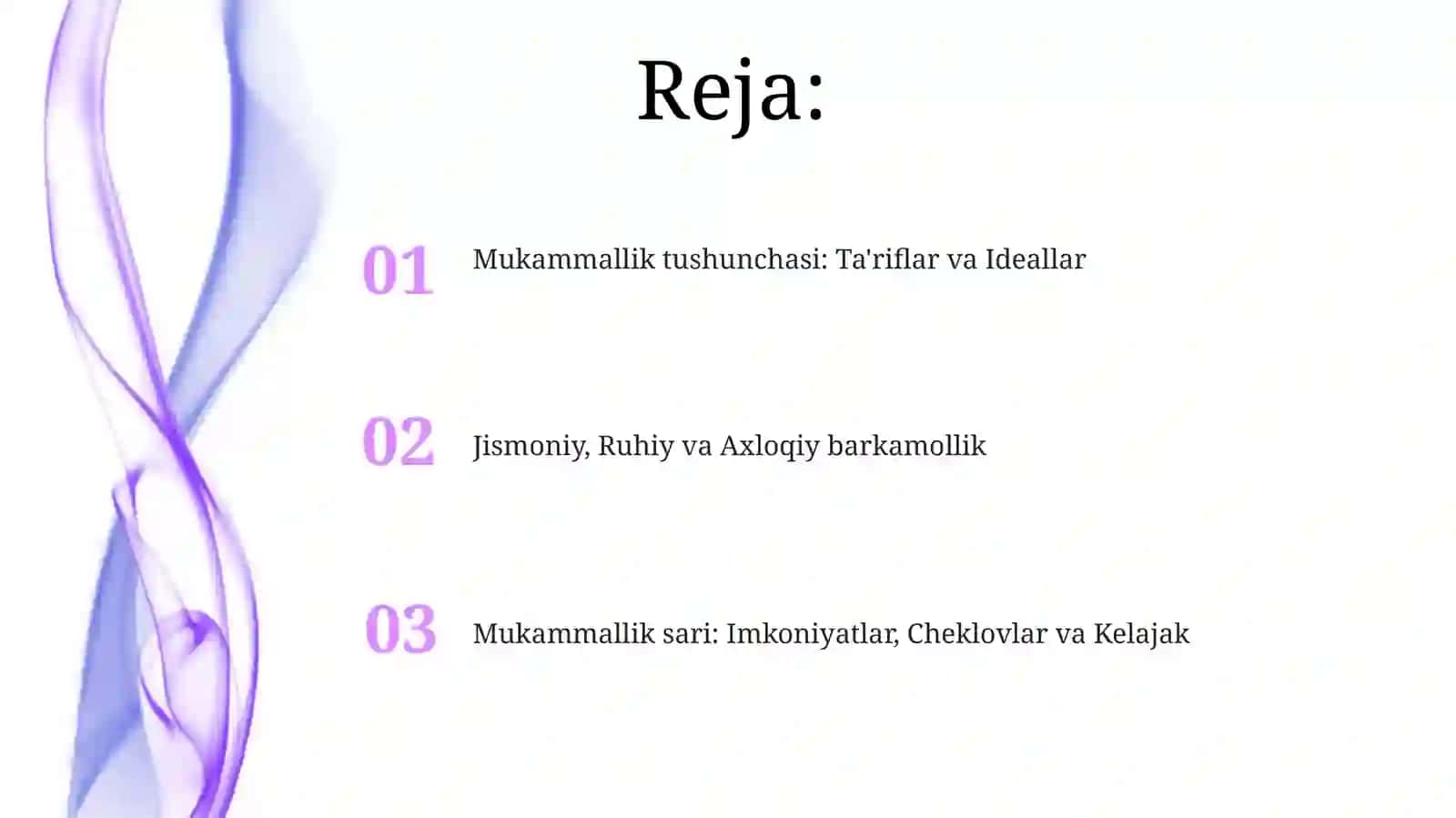 Mukammallik tushunchasi: Ta'riflar va Ideallar 2