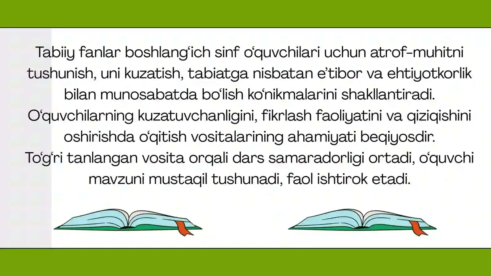 Boshlang'ich talim tabiiy fanlardan o'qitish vositalari 2