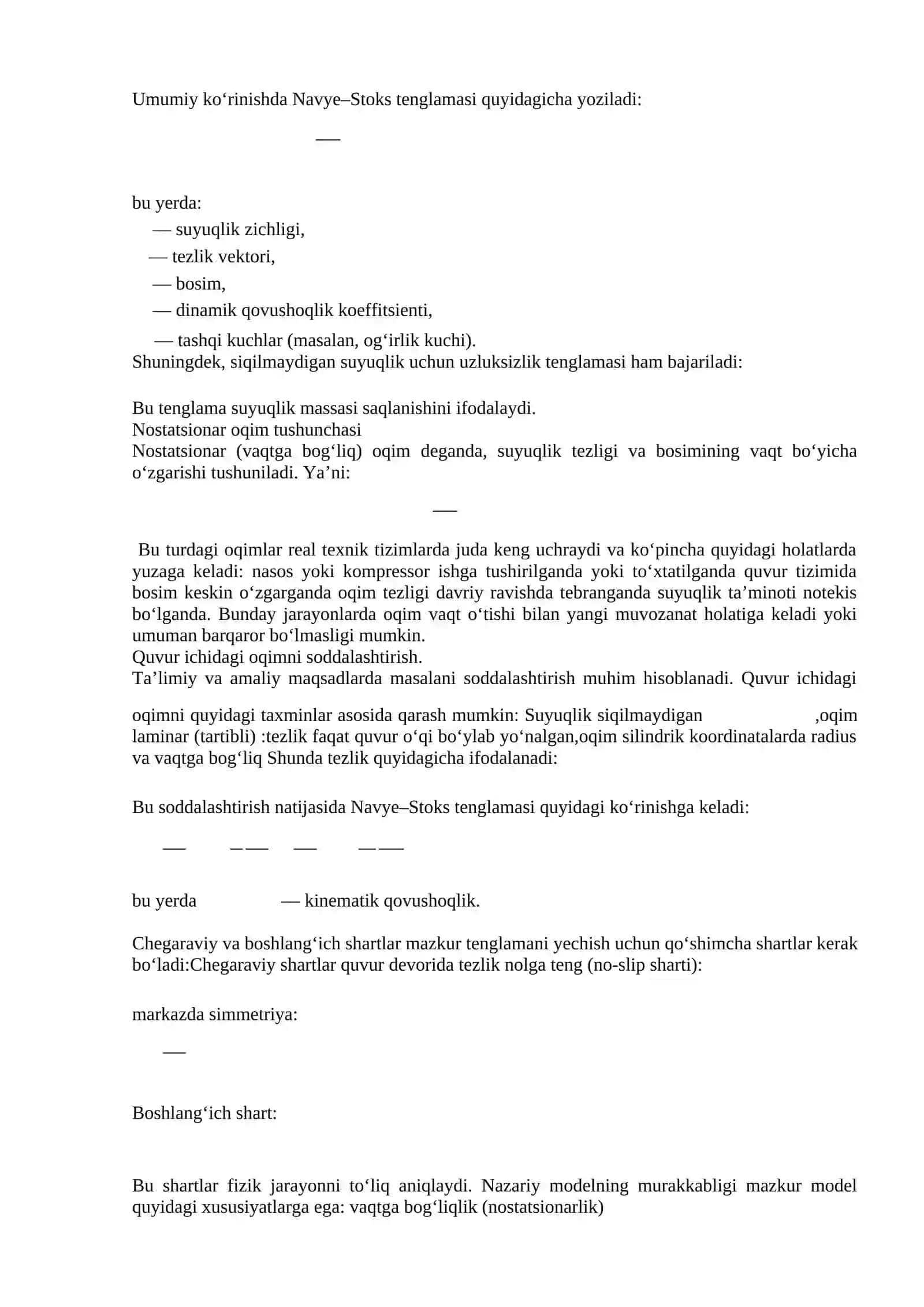 SUN’IY INTELLEKT ASOSIDA GIDRODINAMIK JARAYONLARNI MODELLASHTIRISHNI TA’LIM TIZIMIDA QO‘LLASH 2