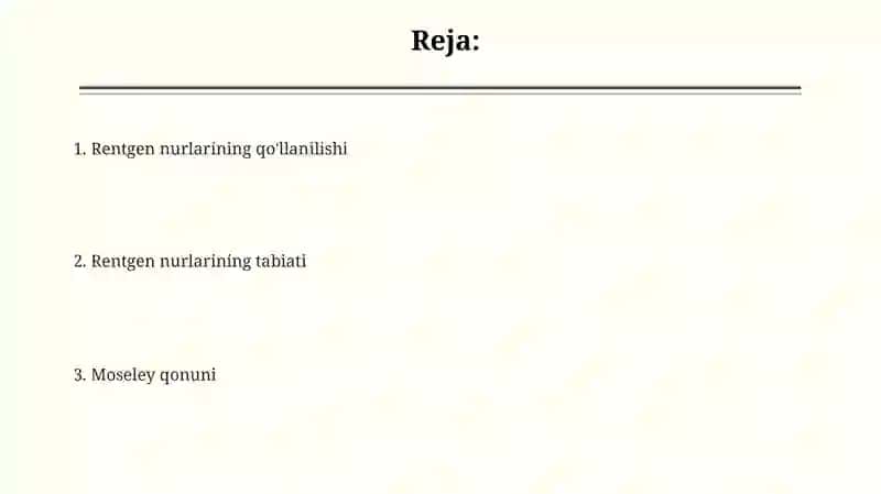 Rentgen nurlarining tabiati 2