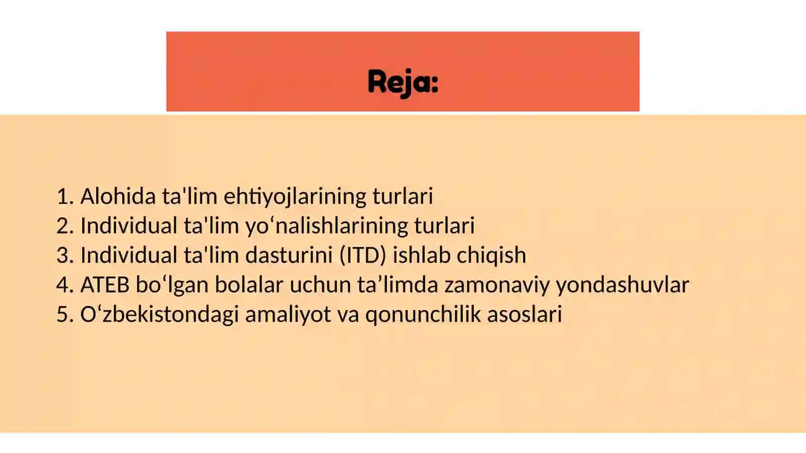 Alohidata’limehtiyojlari bo‘lgan bolalar uchun individual ta’lim yo‘nalishlari 2
