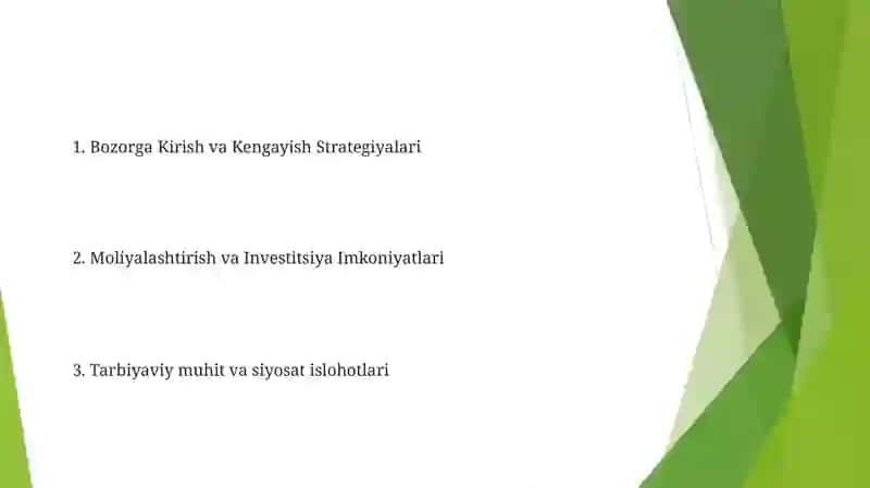 Kichik biznes va xususiy tadbirkorlikni rivojlantirish 2