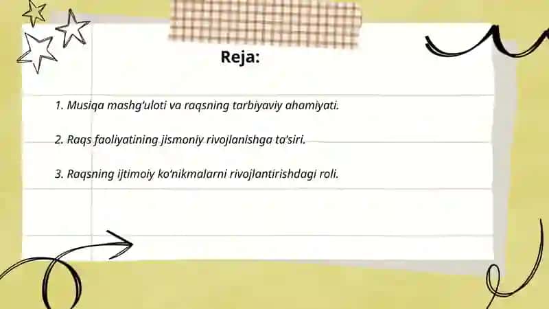 Musiqa mashgʻulotida raqs faoliyatining oʻrni 2