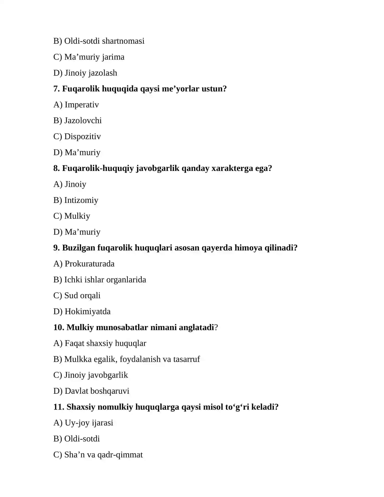 Fuqarolik huquqi 2