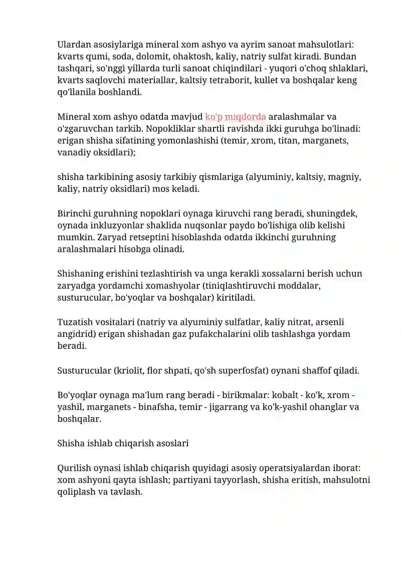 Kimyoviy brikmalar 2