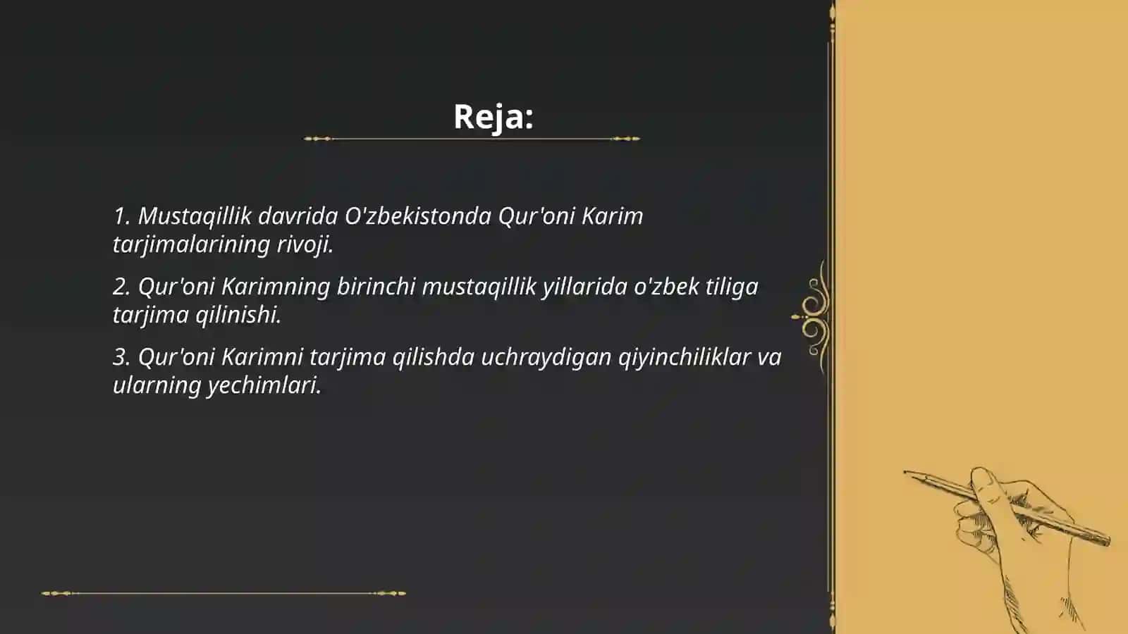 Quroni Karimni uzbek tiliga tarjima qilishi va tavsivlari 2