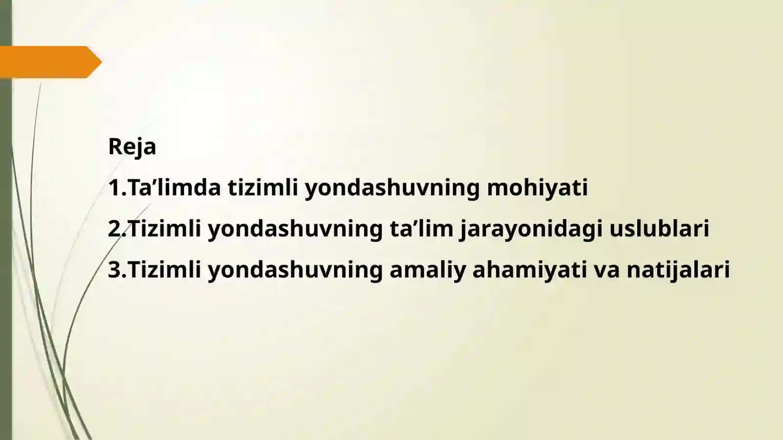 Tizimliyondashuvning Mohiyati va Uslublari 2