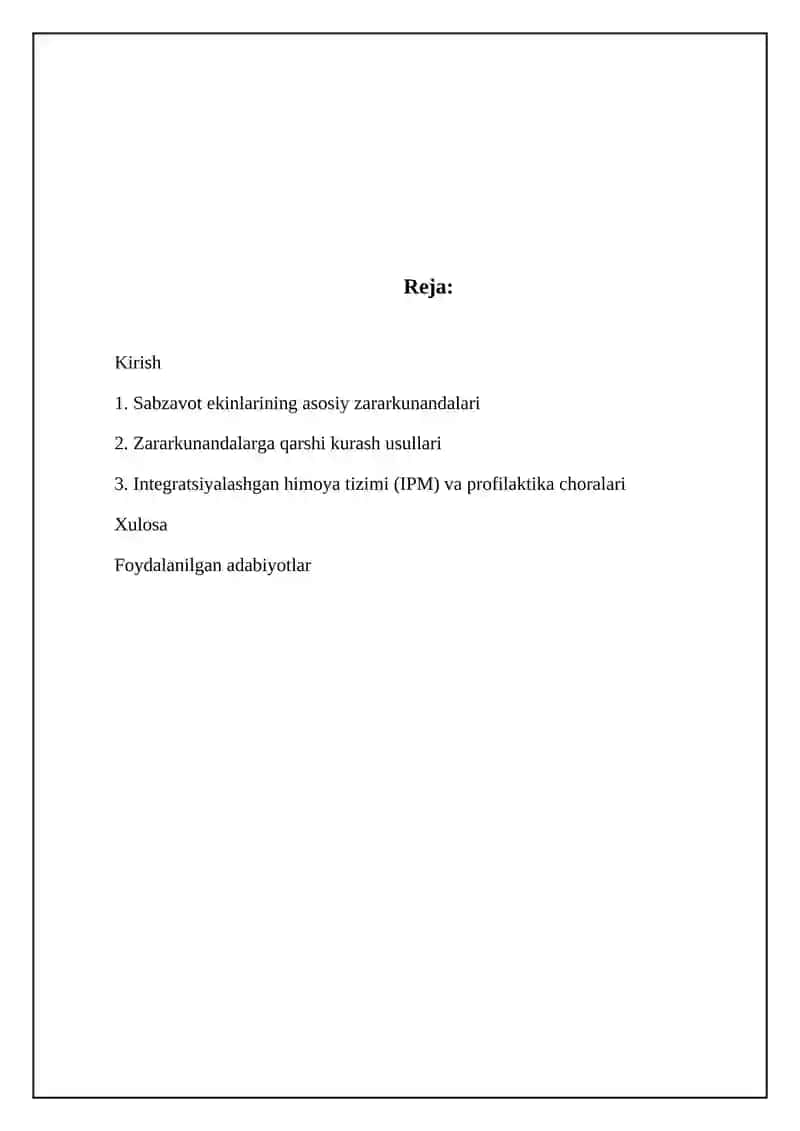 BUTGULLI SABZAVOT EKINLARINING ZARARKUNANDALARI 2