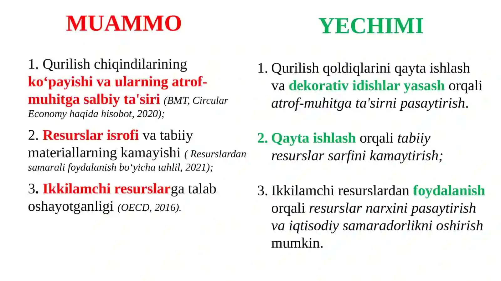 Qurilish chiqindilari va atrof-muhitga salbiy ta'siri 2