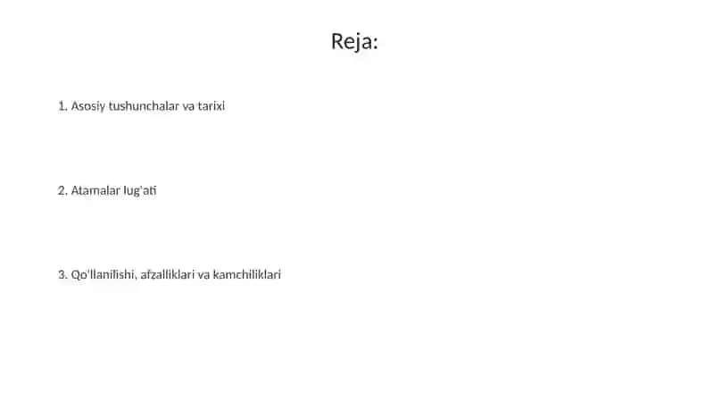 Mikro mavzu terminologik glossariy 2
