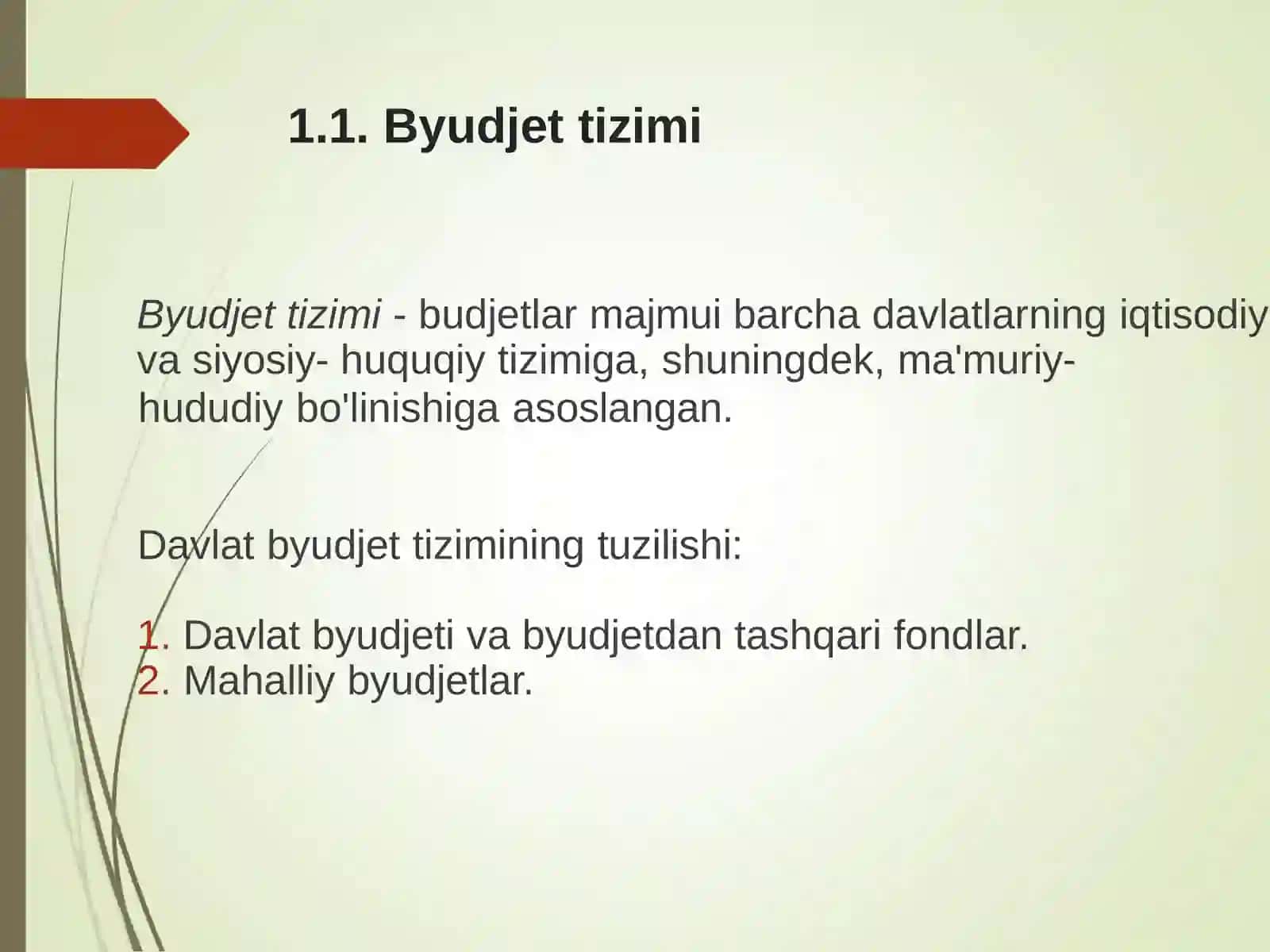 Byudjet-soliq tizimi tahlili 2