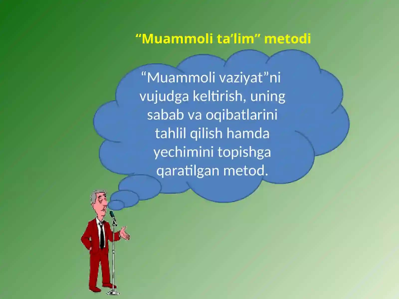 “Muammoli ta’lim” metodi 2