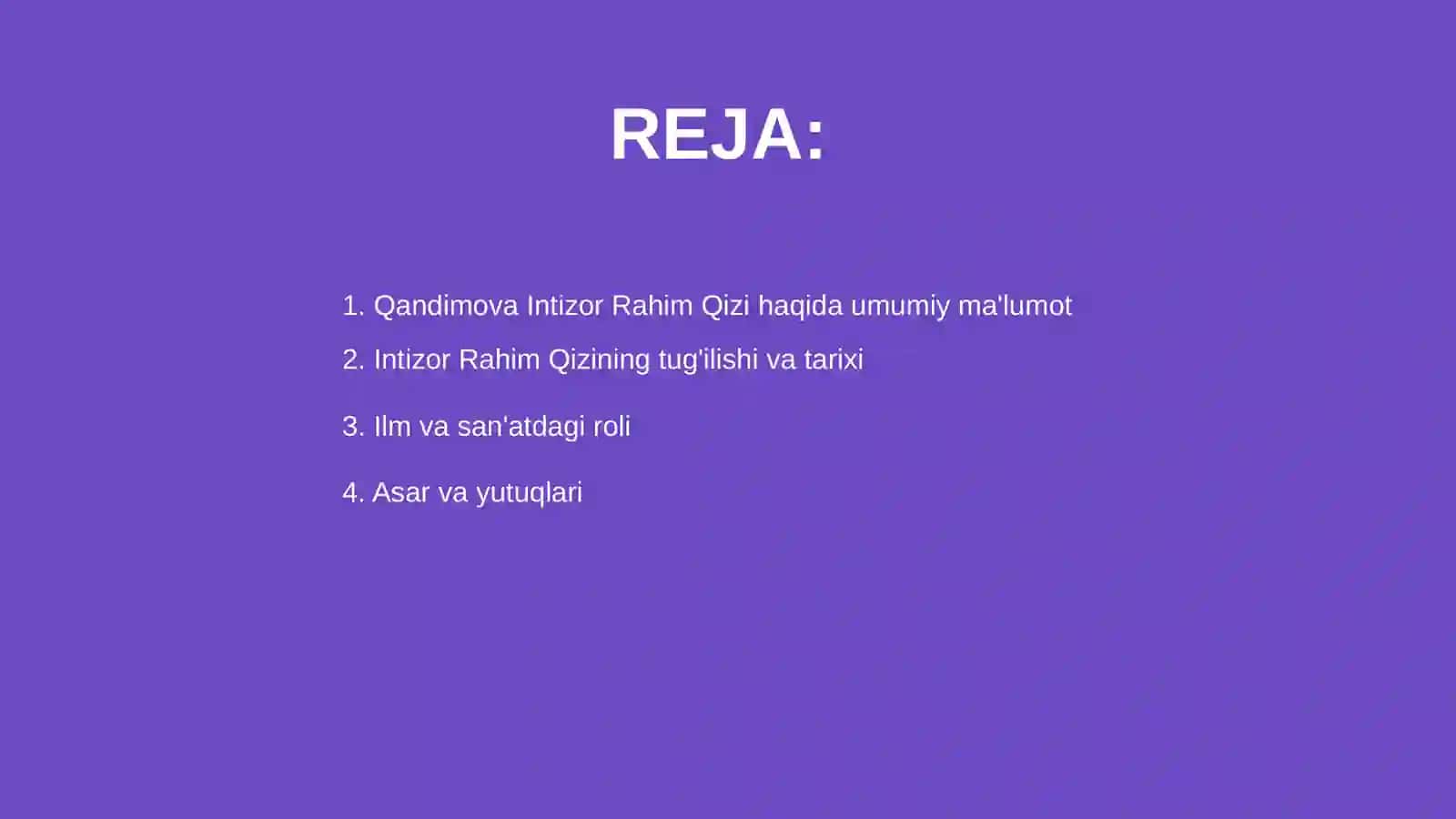 Qandimova intizor Rahim qizi 2