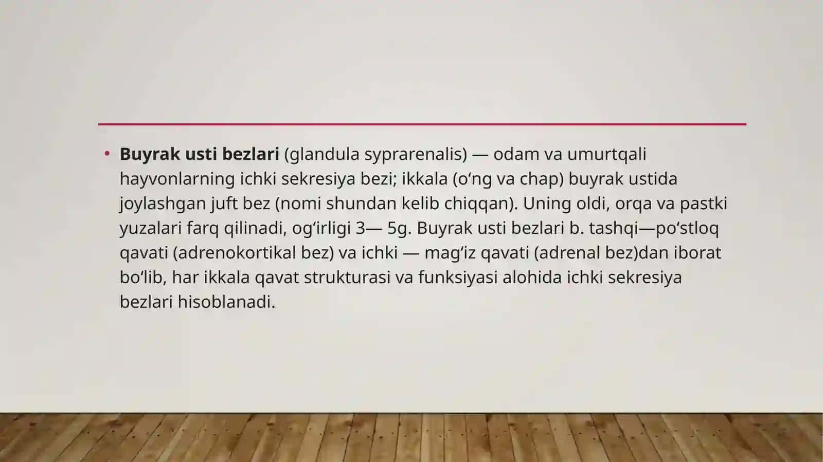 Stress paytida buyrak usti bezi GormonlariNing roli 2
