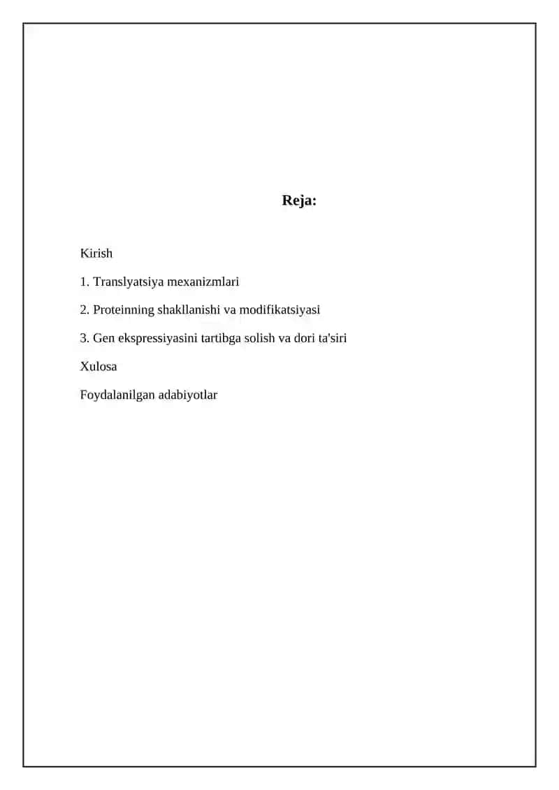 Oqsil biosintezi 2