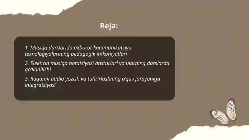 Musiqa darslarida axborot kommunikatsiya texnologiyalarining o'rni 2