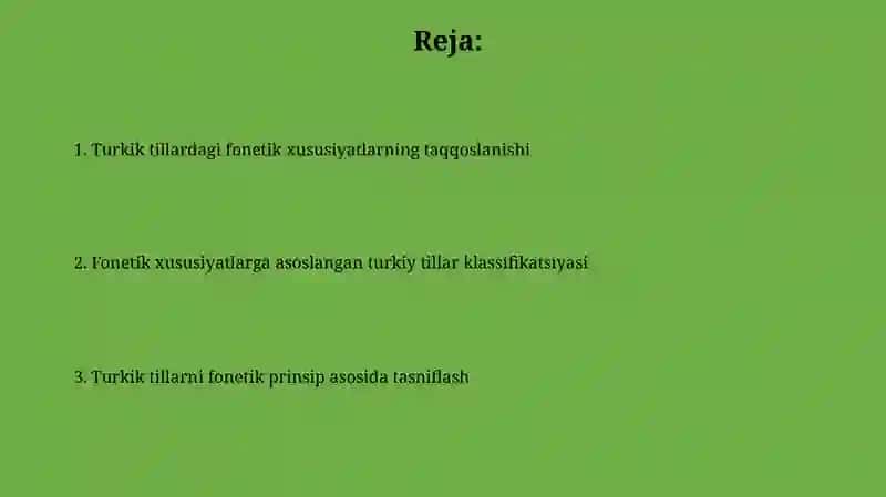 Turkik tillar tasnifidagi fonetik tamoyillar 2