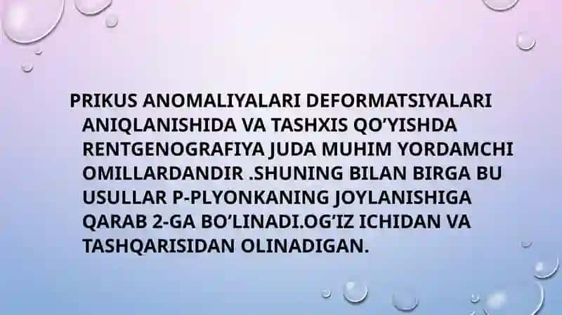 Rentgenologik tekshiruv usullari 2