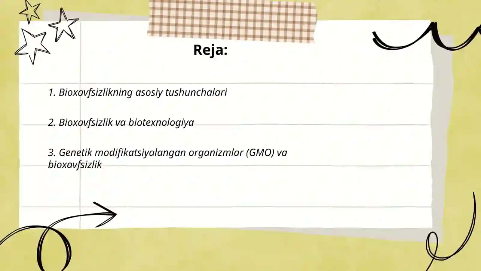 Bioxavfsizlikning asosiy tushunchalari 2