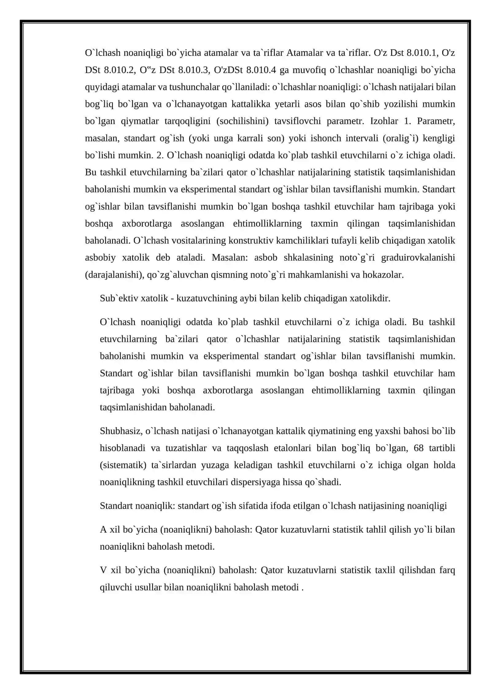 Noaniqlik xaqida tushuncha 2