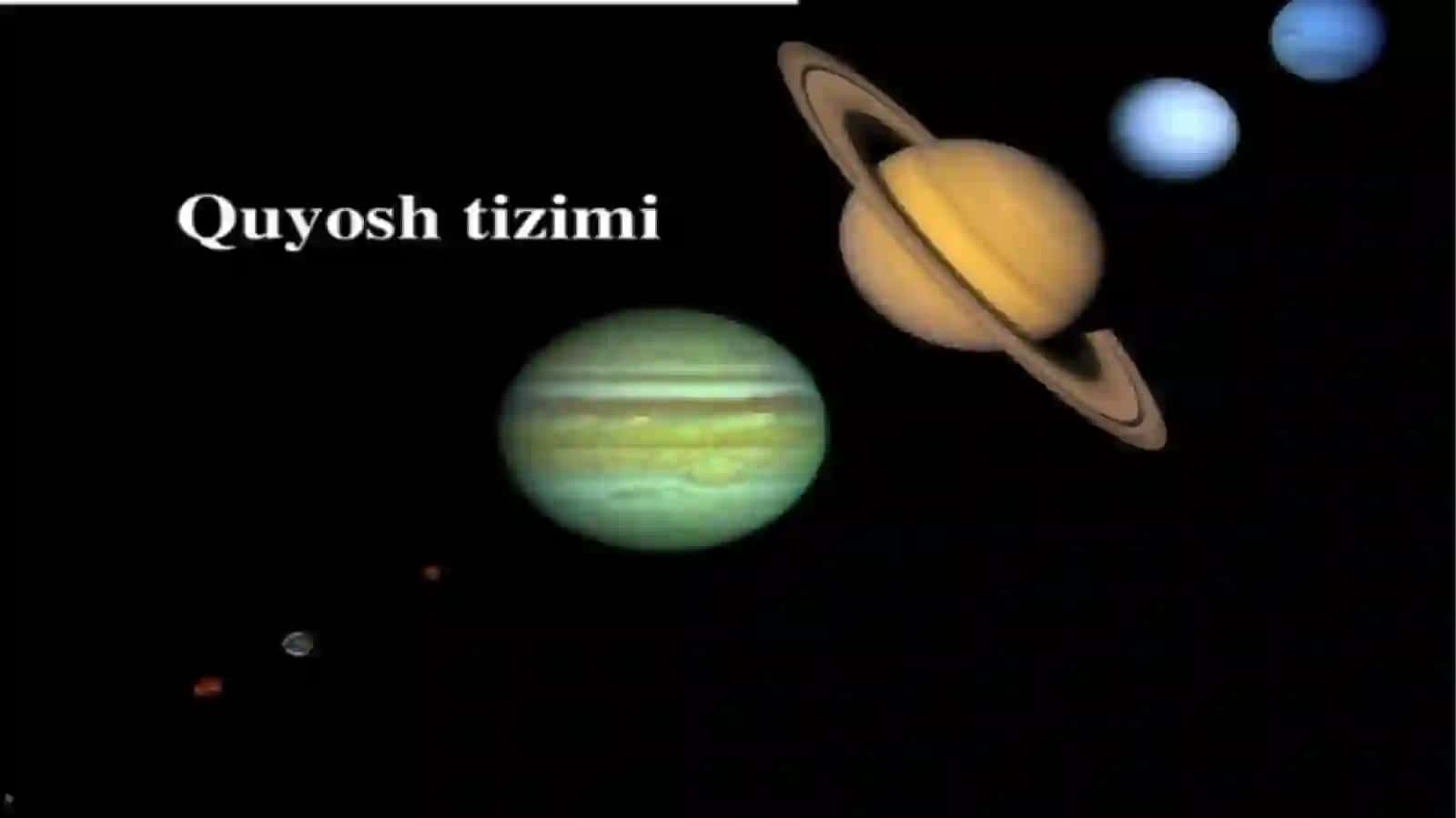 Quyosh sistemasi va sayyoralar va ularning tuzilishi 2