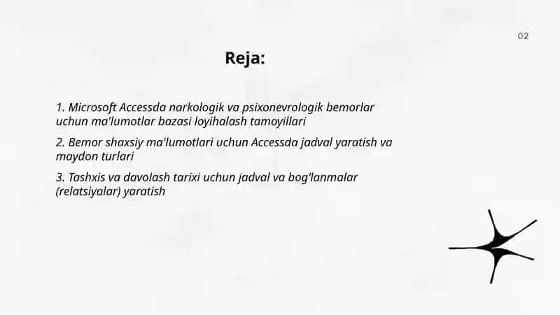 Microsoft Accessda ma'lumotlar bazasini yaratish 2