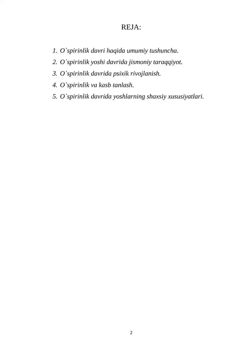 O`SPIRINLIK DAVRINING PSIXOLOGIK XUSUSIYATLARI 2