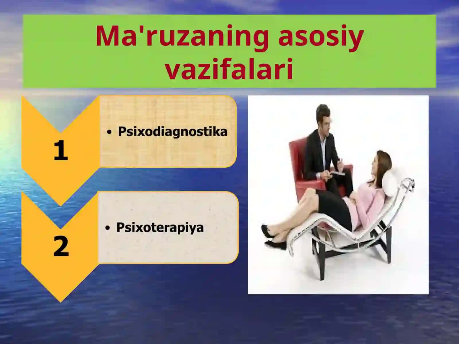 Psixodiagnostika va Psixoterapiya 2