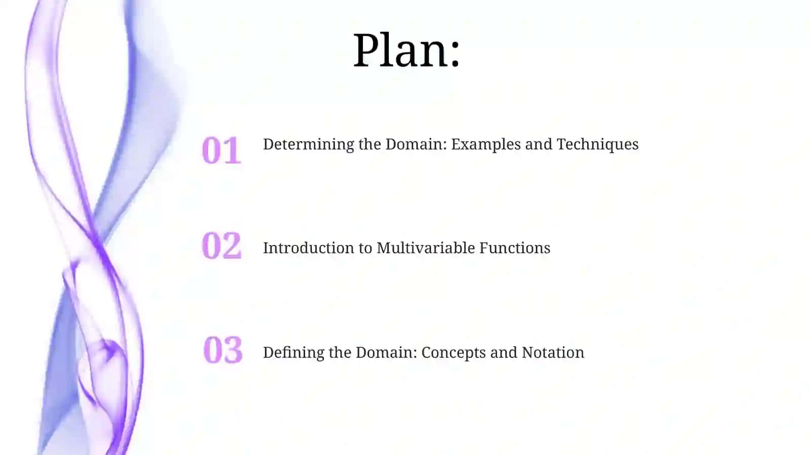 Definition of a multivariable function domain of Definition 2