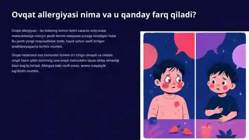 Bolalarda ovqatdan allergiya 2