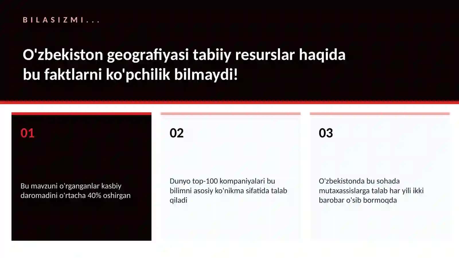 O'zbekiston geografiyasi tabiiy resurslar 2