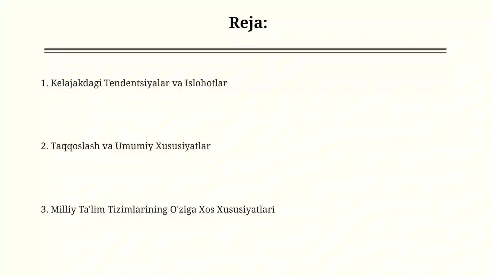 Milliy Ta'lim Tizimlarining O'ziga Xos Xususiyatlari 2