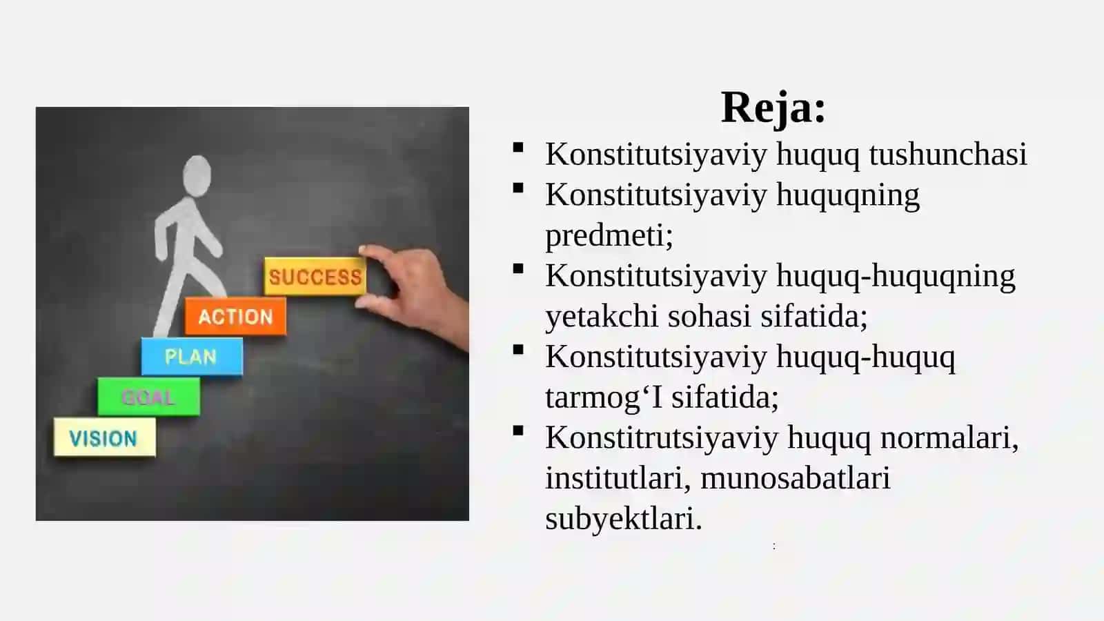 Konstitutsiyaviy huquqning umumiy tasnifi 2
