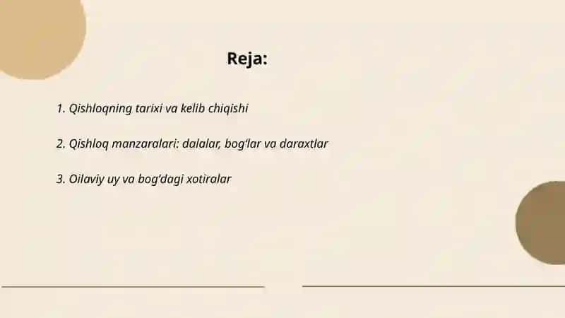 Qishloqning tarixi va kelib chiqishi 2