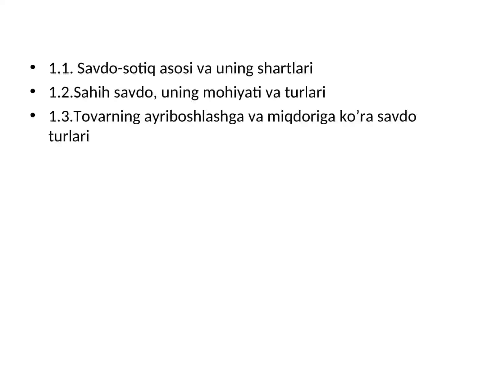 Islomda savdo-sotiq masalasi 2