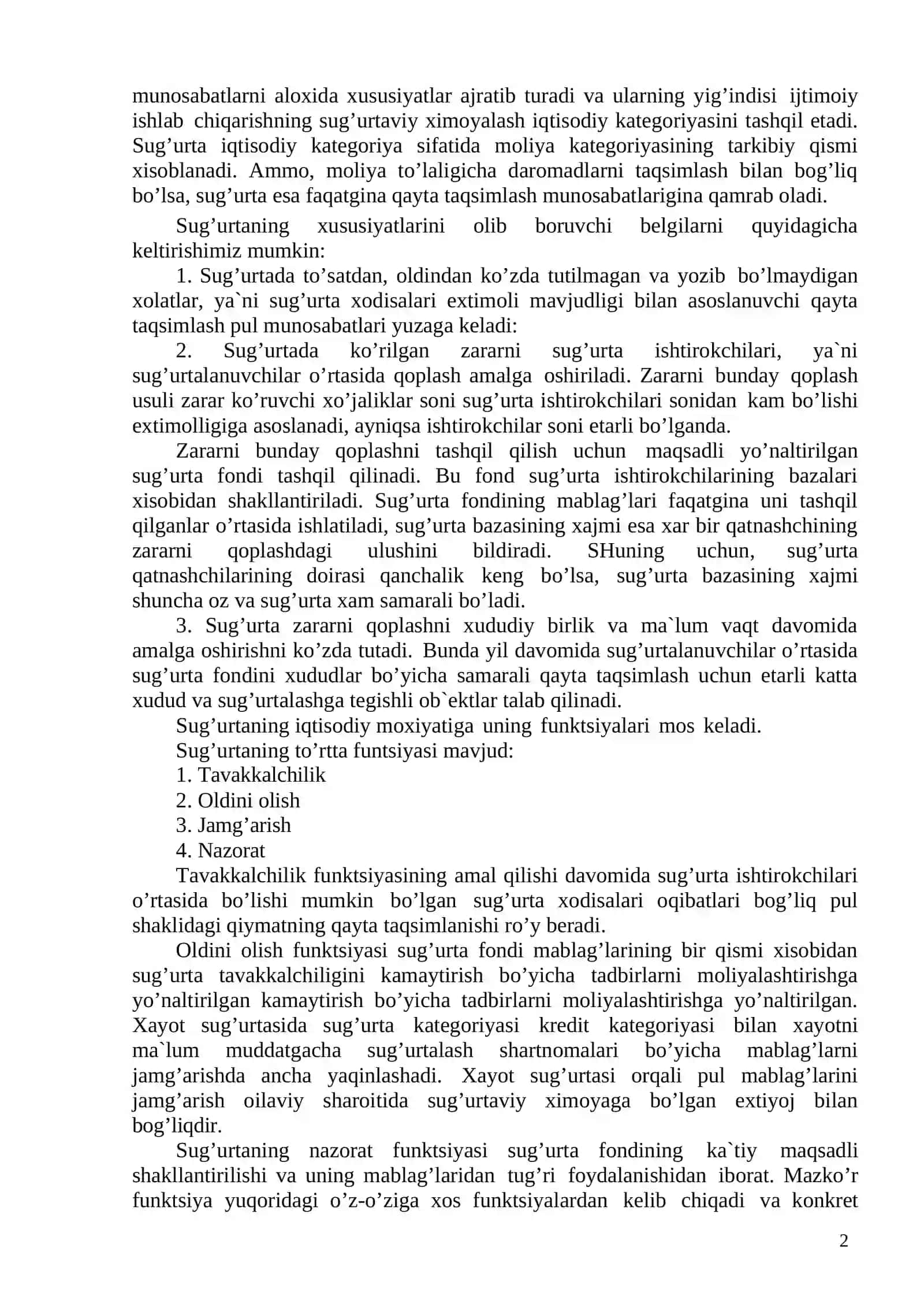 Sug`urta ishi 2