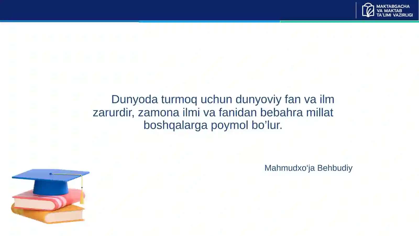Biologiyadan yangi o‘quv-uslubiy majmua va uni amaliyotga samarali tatbiq etish 2