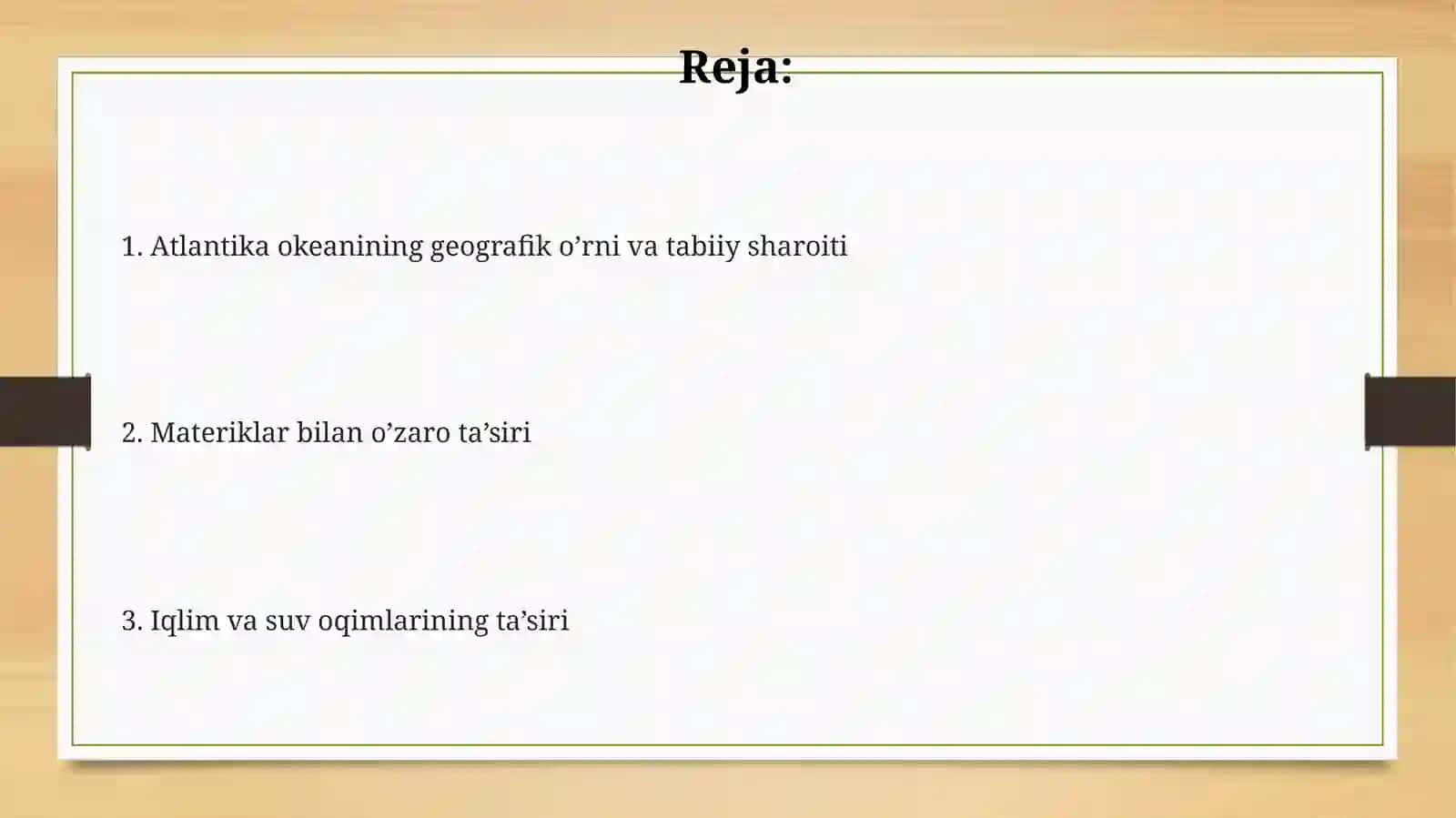 Atlantik okeanini atrofda gi materiklar tabiatiga tasiri 2