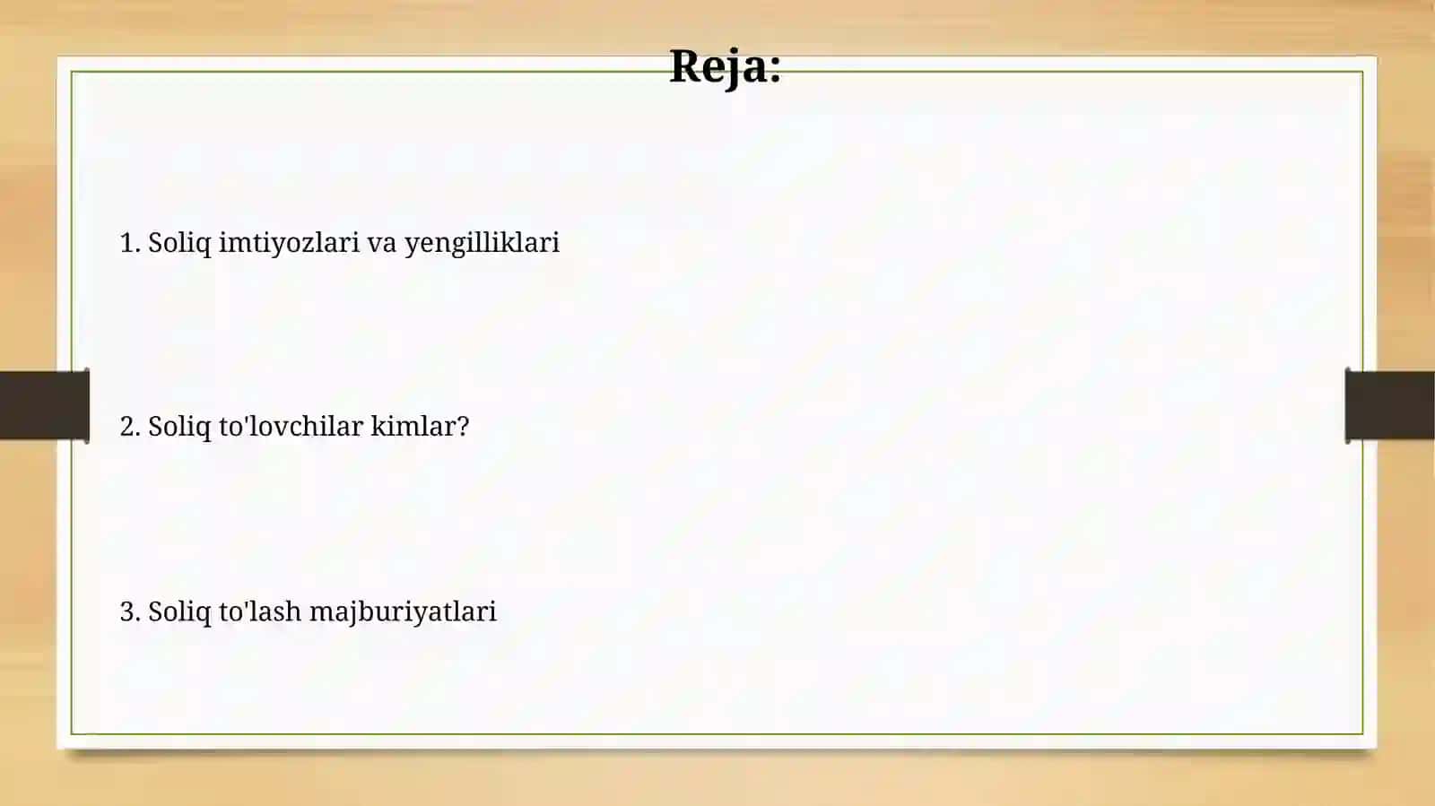Soliq deklaratsiyasini to'ldirish 2