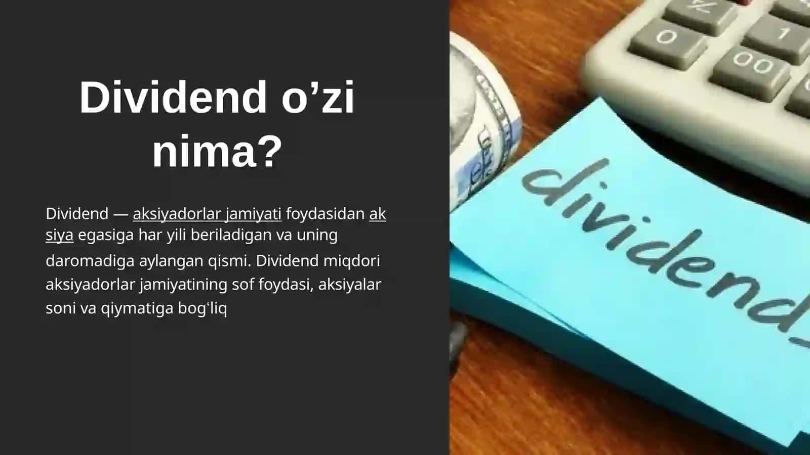 DIVIDENT SIYOSATI VA ICHKI MOLIYALASHTIRISH 2