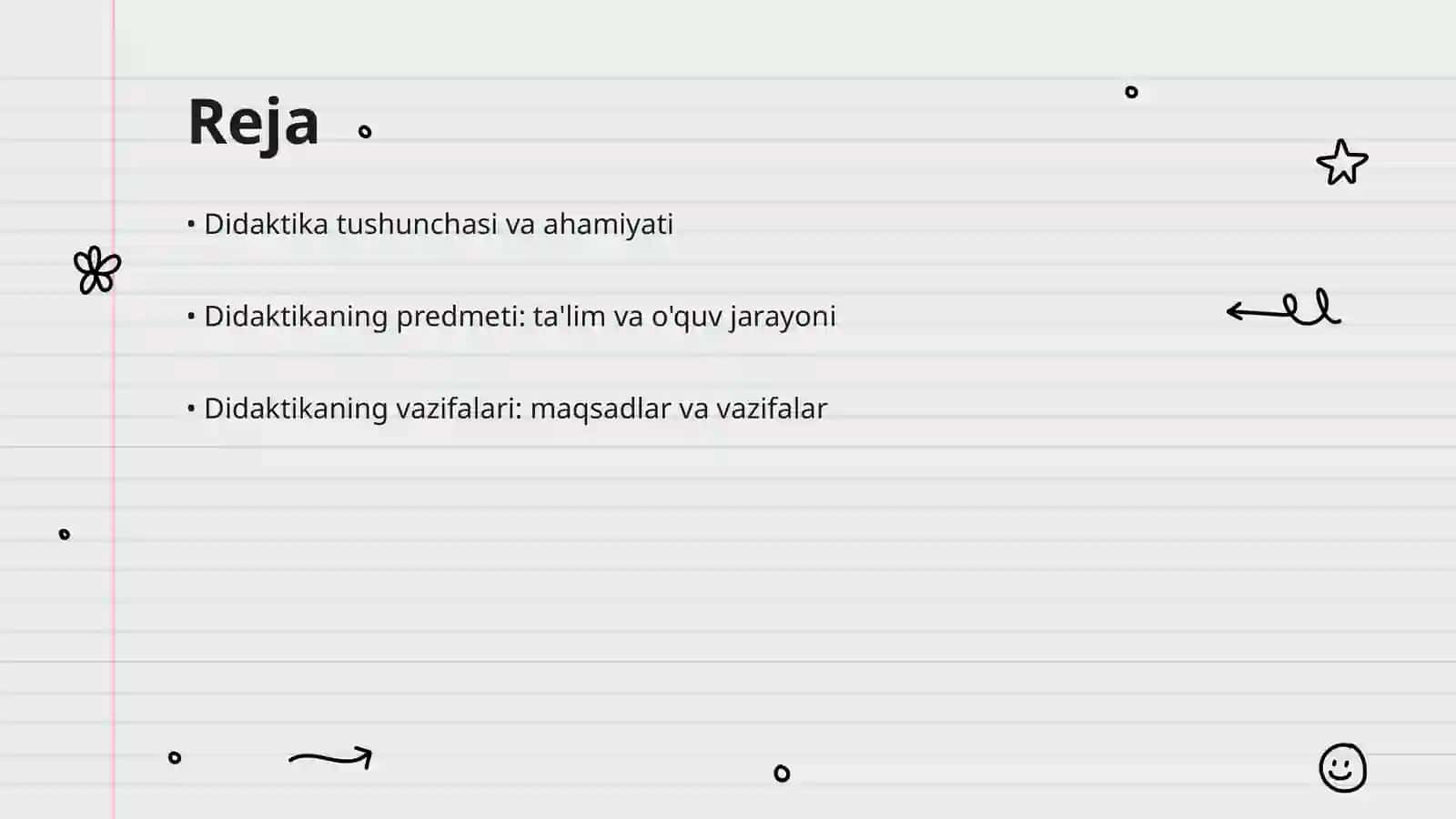 Didaktikaning predmeti va vazifalari 2