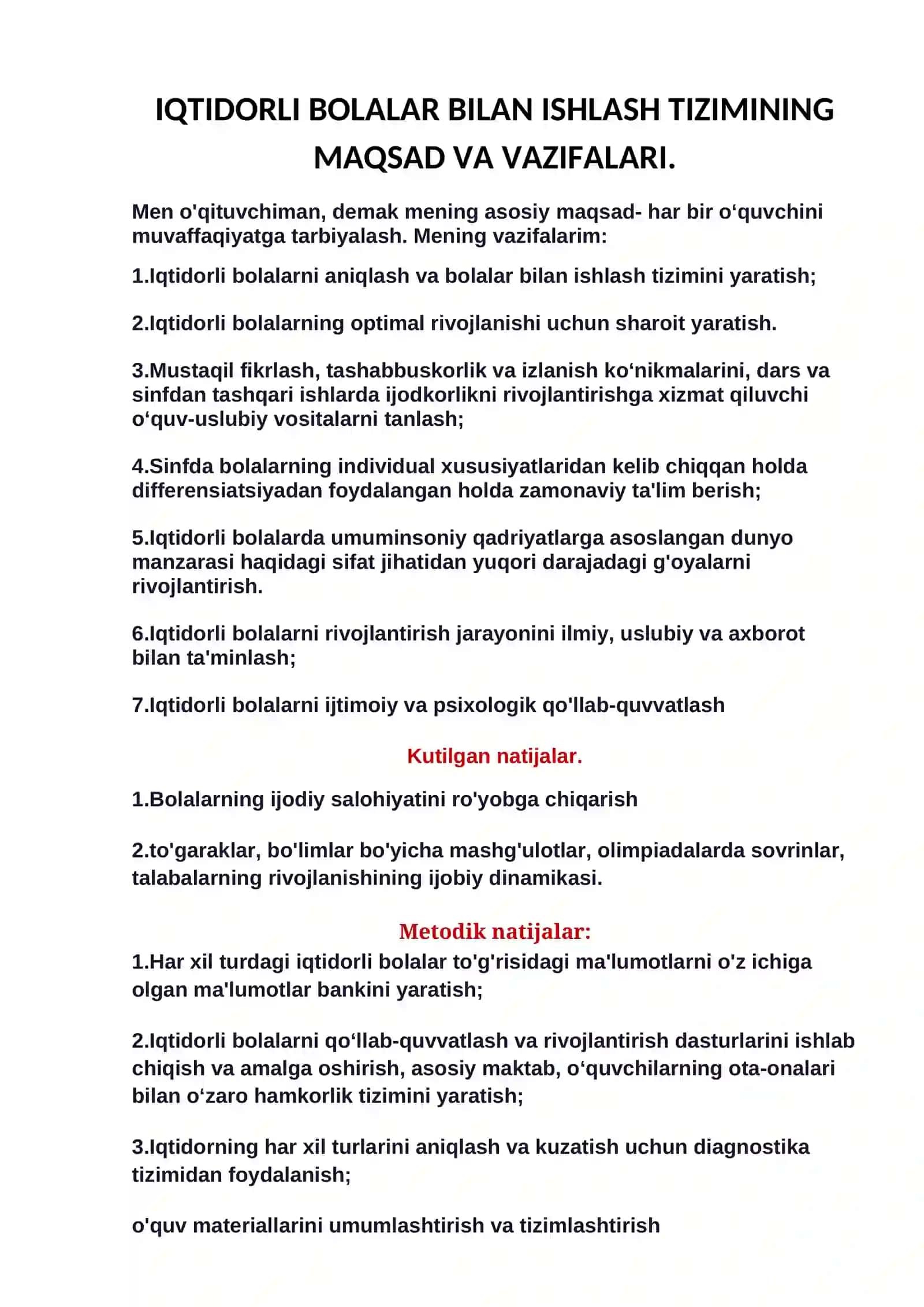 Informatika fanidan to'grak-Iqtidorli o'qivchilar uchun 2