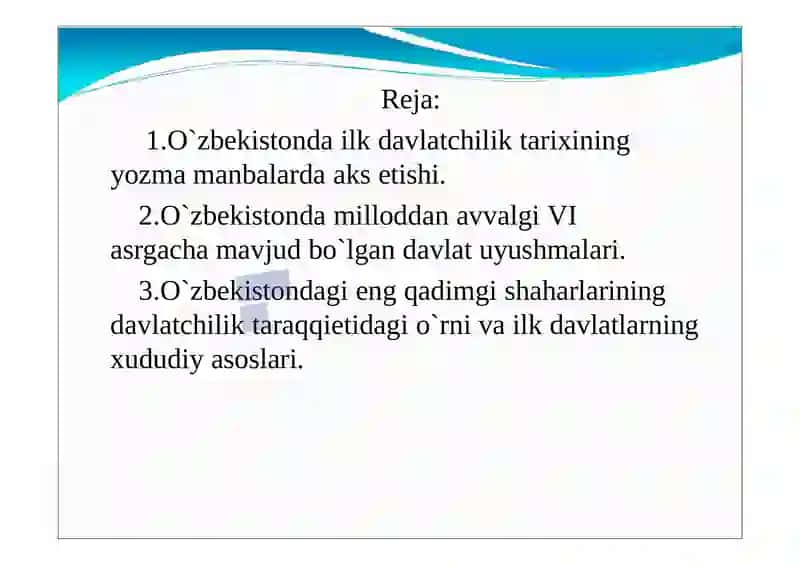 Davlatchilik tushunchasi 2