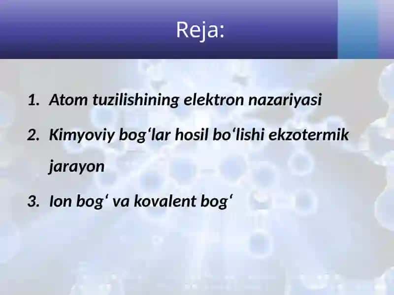 Kimyoviy bog‘lanishning turlari 2