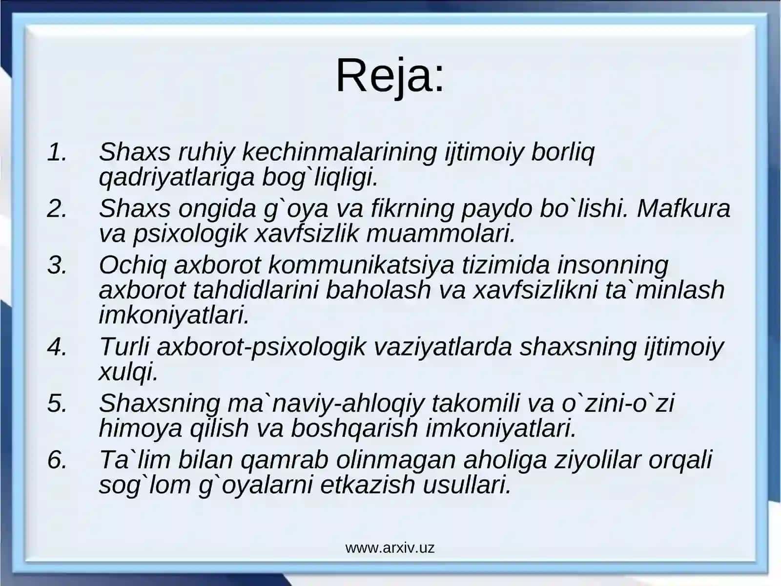 Ommaviy axborot vositalarining shaxstarbiyasiga ta’siri 2