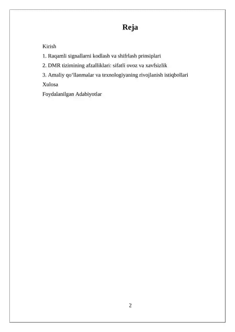 DMR TIZIMINING ISHLASH PRINSIPI VA AFZALIKLARI 2