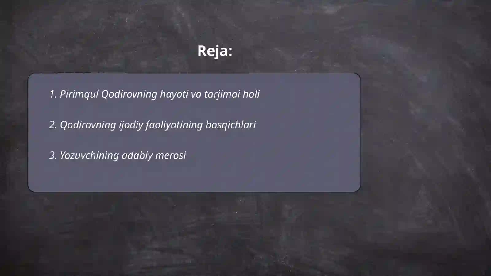 Pirimqul Qodirov hayoti va ijodi 2